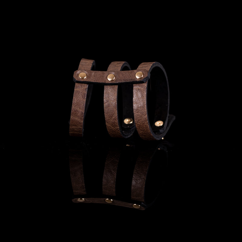 The Parallel Leather Cuff