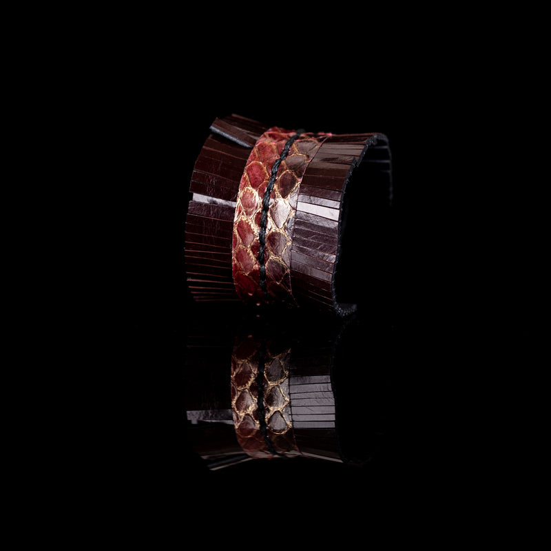 The Stitched Leather Cuff