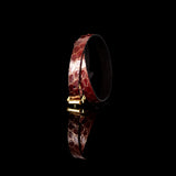 The Snake Skin Leather Double Wrap Bracelet