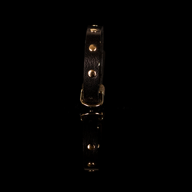 The Stackable Leather Bracelet with Studs