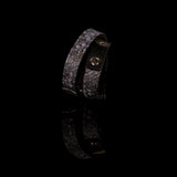 The Duo Leather Double Wrap Bracelet With Studs