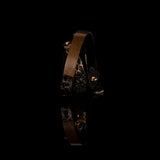 The Leather Triple Wrap Bracelet With Studs