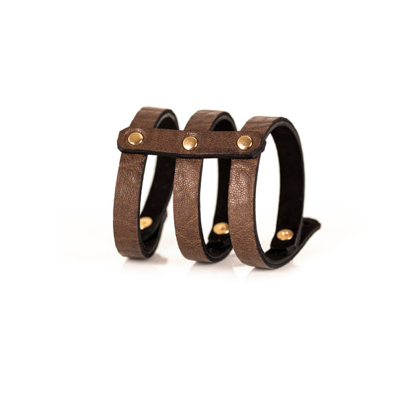 The Parallel Leather Cuff