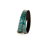 The Snake Skin Leather Double Wrap Bracelet