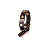 The Stackable Leather Bracelet with Studs