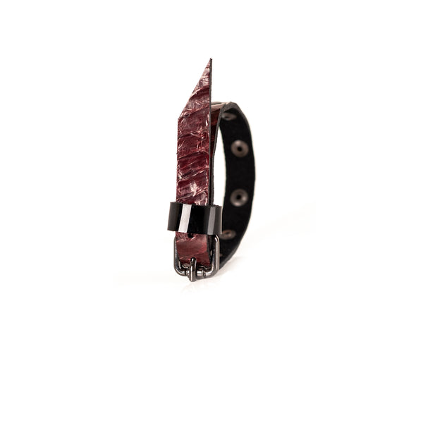 The Stackable Leather Bracelet with Studs