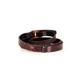 The Leather Triple Wrap Bracelet With Swarovski Crystals