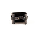 The Buckle Black Leather Cuff
