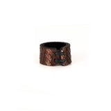 The Minimalist Umber Leather Ring