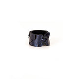 The Minimalist Royal Blue Leather Ring