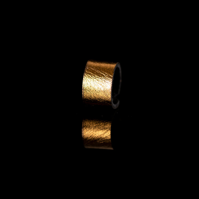 The Minimalist Bronze Leather Ring