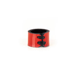 The Minimalist Patent Red Leather Ring