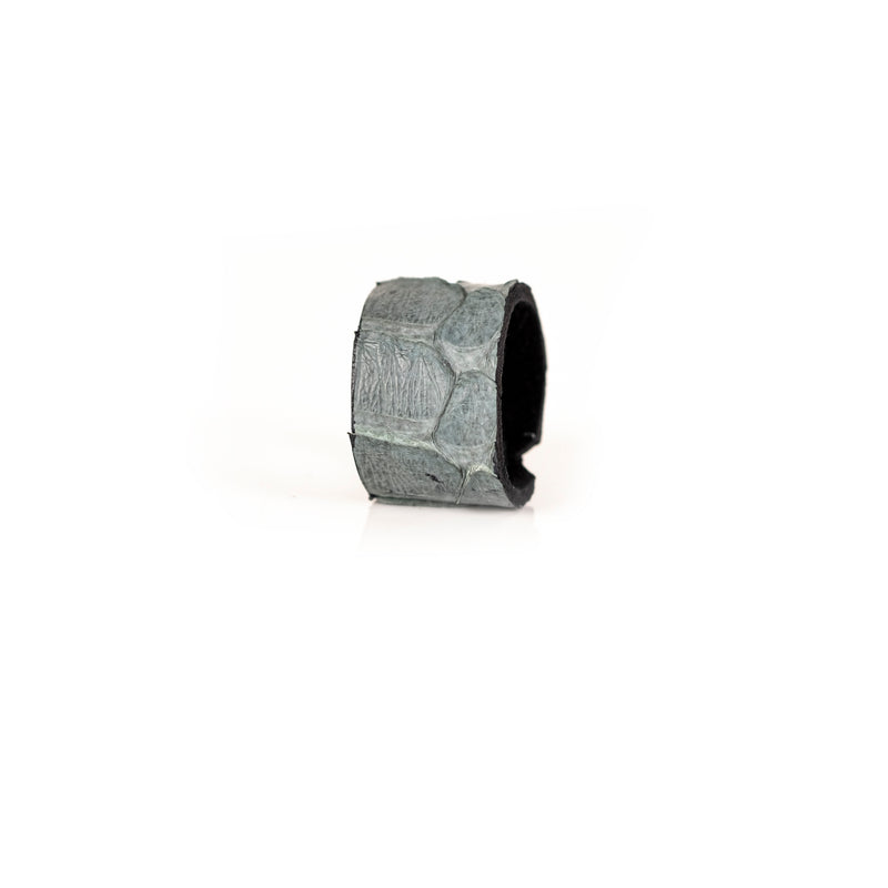 The Minimalist Mint Leather Ring