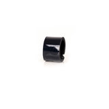 The Minimalist Patent Black Leather Ring