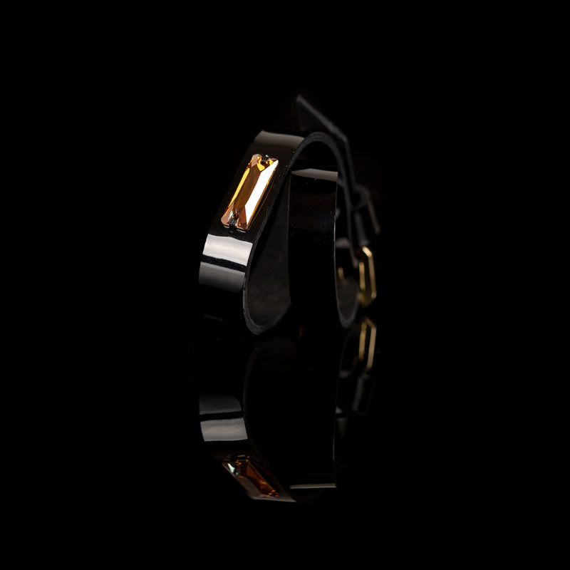 The Shiny Double Wrap Bracelet With Swarovski Crystal