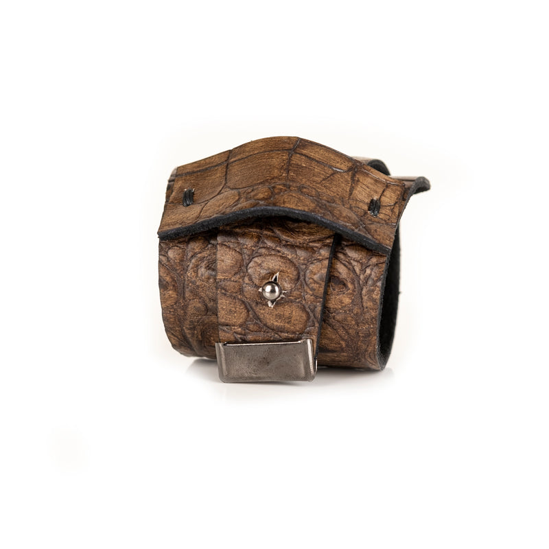 The Wrap Snake Skin Cuff