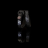 The Tiger Double Wrap Navy Leather Bracelet
