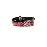 The Tiger Double Wrap Leather Bracelet