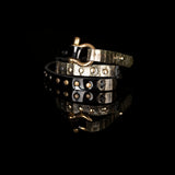 The Buckle Olive Leather Double Wrap