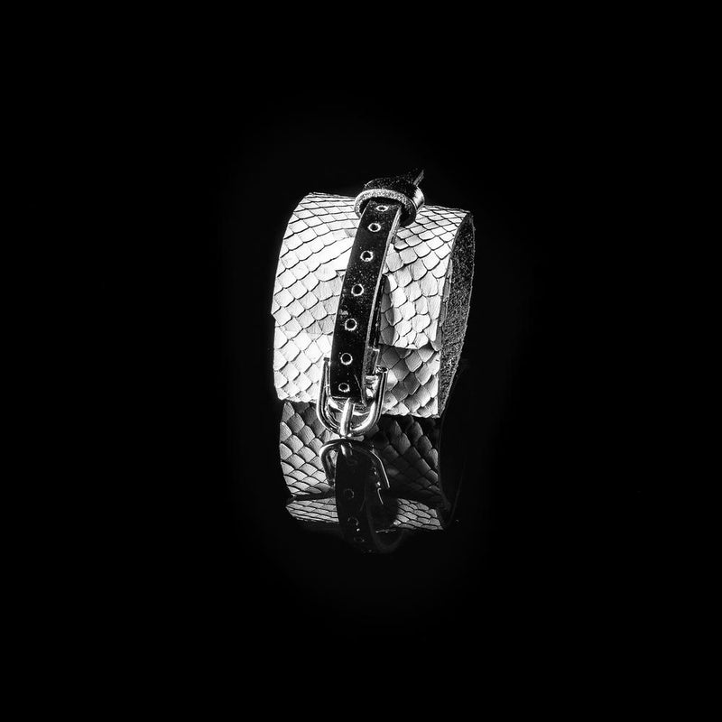The Serpent Snake Skin Leather Bracelet