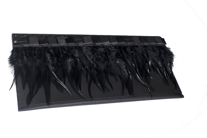 Shop Black Feather Purse