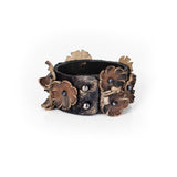 The Flower Leather Cuff