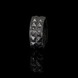The Spiked Black Leather Cuff