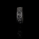 The Tucked Black Leather Cuff
