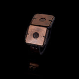 The Stitched Square Leather Bracelet