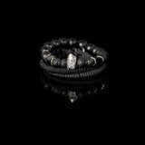 The Beaded Black Bracelet Set