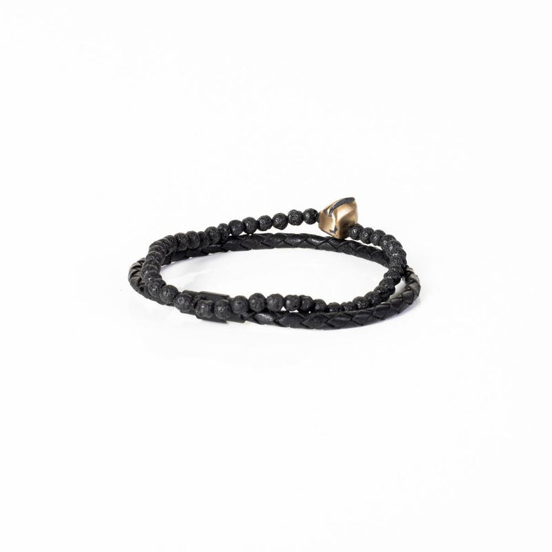 The Minimalist Beaded Skull Bracelet Set