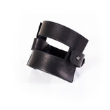 The Trendy Black Leather Cuff