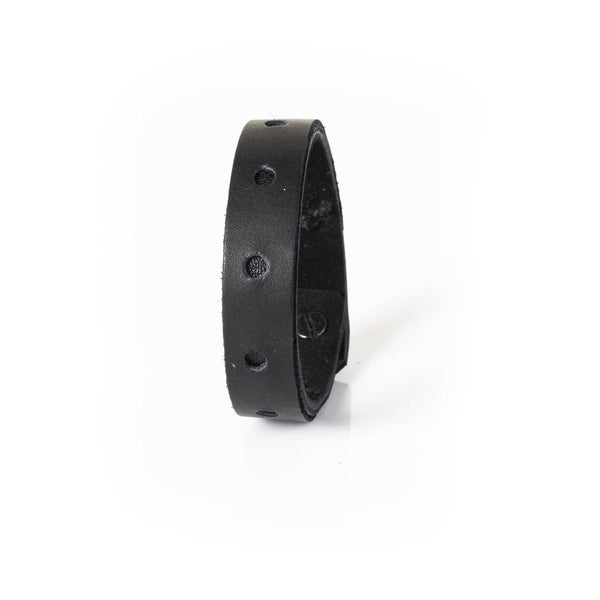 The Slim Punched Leather Bracelet