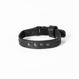The Minimalist Stitched Black Leather Bracelet