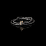 The Minimalist Beaded Skull Bracelet Set