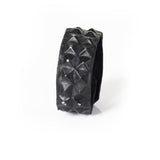 The Spiked Black Leather Cuff