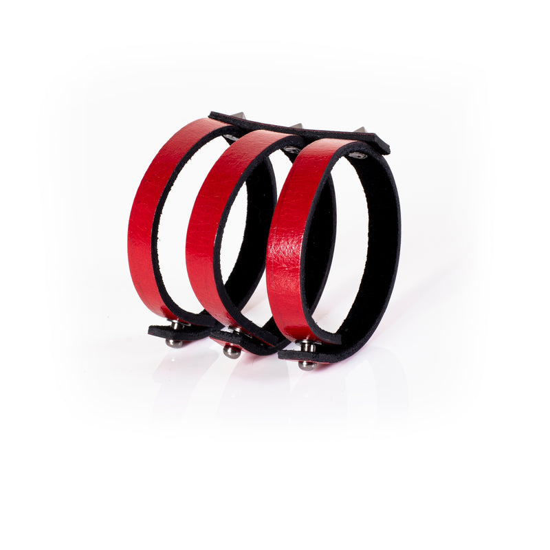 The Red Valentine Parallel Leather Cuff