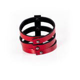 The Red Valentine Parallel Leather Cuff