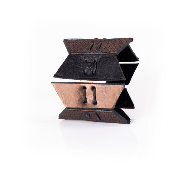 The Trapezium Leather Cuff