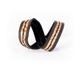 The Stitched Double Wrap Leather Bracelet