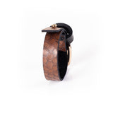 The Stackable Leather Bracelet with Swarovski Snap