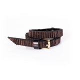 The Suede Double Wrap Bracelet With Gold Studs