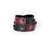 The Parallel Twist Leather Cuff