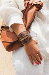 The Double Wrap Zipper Bracelet